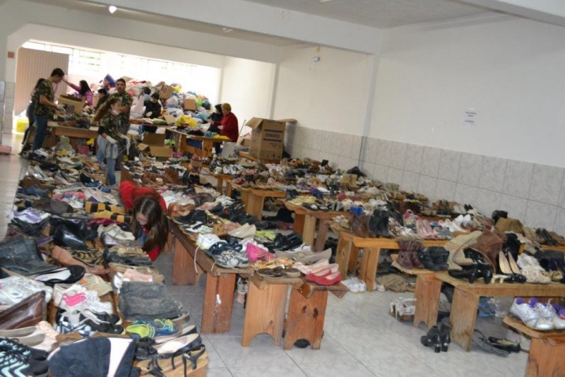 Cocal do Sul: Campanha do Agasalho recolhe cinco toneladas de doações