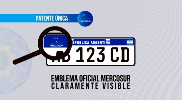 Brasil adotará novas placas em veículos do Mercosul