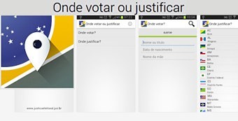 Aplicativo ajuda a encontrar local de votação e de justificativa