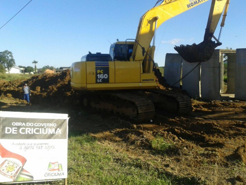 Iniciam as obras no Parque dos Imigrantes 