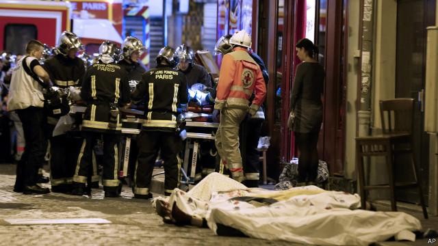 Ataques deixam mais de 100 mortos na França
