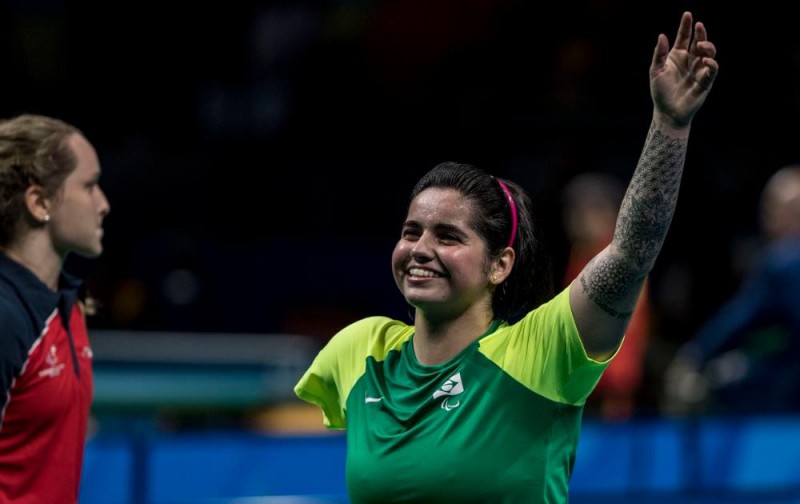 Bruninha é bronze nas Paralimpíadas