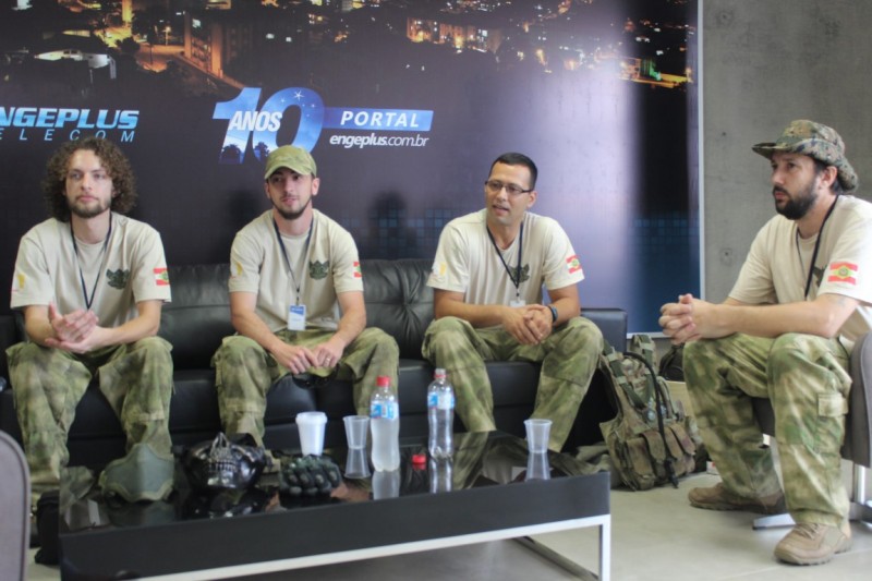 Evento reúne adeptos de Airsoft no 28º GAC 