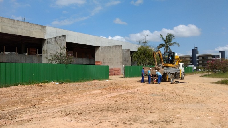 Obras em ritmo acelerado no Paço