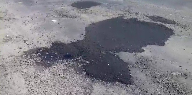 VÍDEO: Operação tapa buracos recupera a SC-390