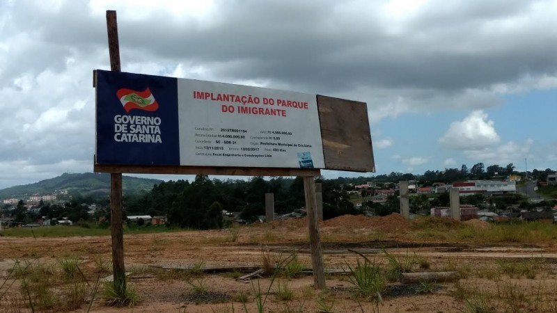 Verba liberada, obras retomadas no Parque do Imigrante