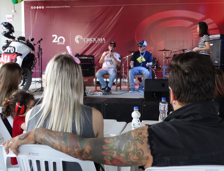 Encontro de Motos movimenta feriado no Criciúma Shopping