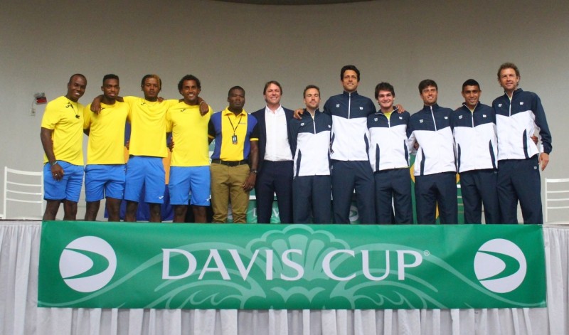 Confrontos sorteados e clima amistoso na Copa Davis 