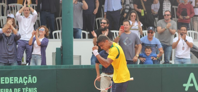 Pela Copa Davis, deu Brasil no Mampituba