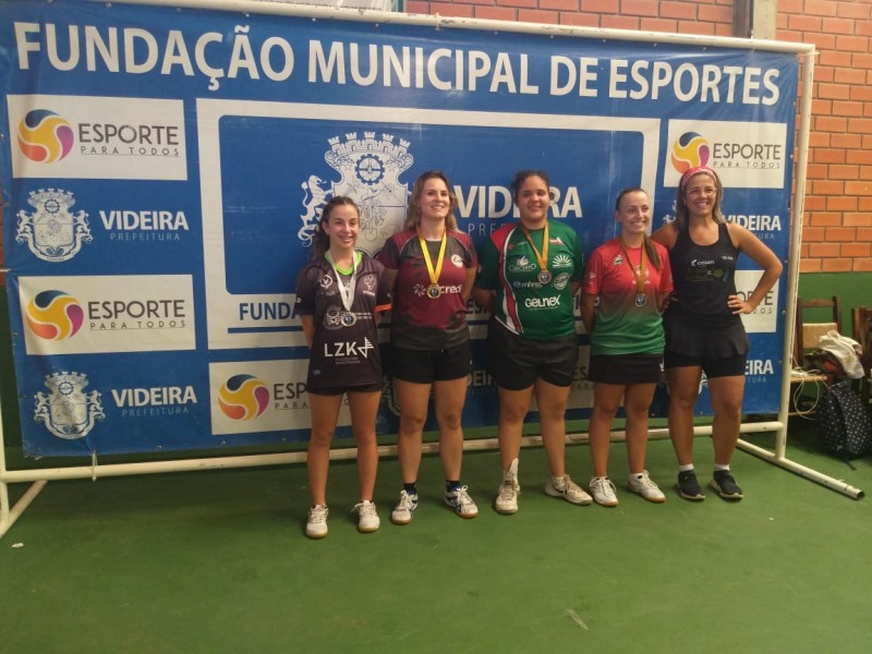 Criciúma é vice-campeão da 1ª etapa do Circuito Catarinense de Tênis de Mesa