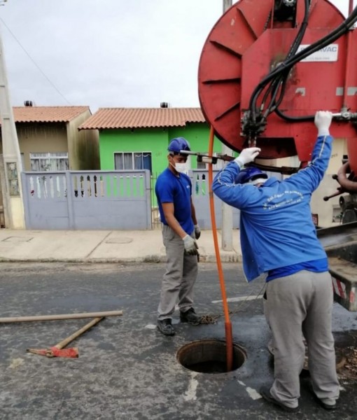 Casan prepara moradores dos bairros São Luiz e Próspera para uso adequado da rede de esgotos