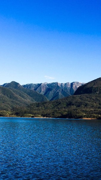 Nevou na Amrec; registro é do Costão da Serra