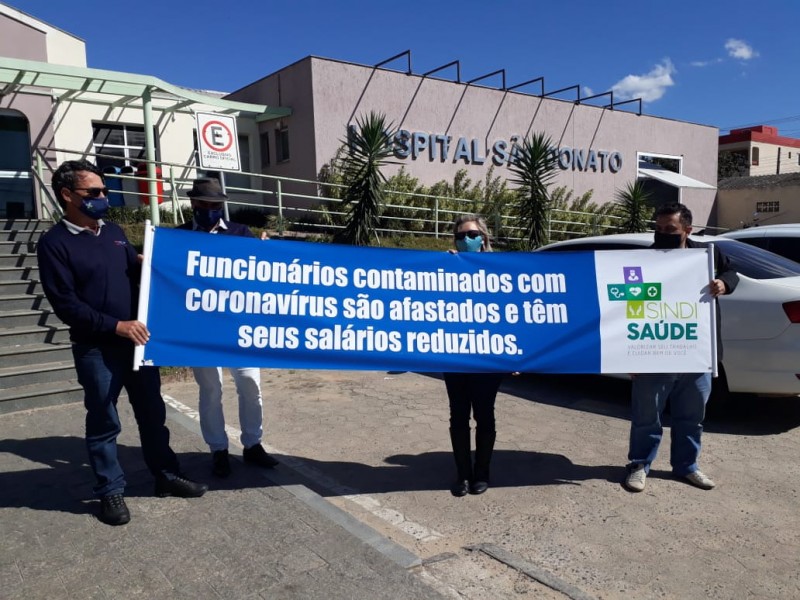 Sindisaúde protesta no Hospital São Donato e administração faz esclarecimentos