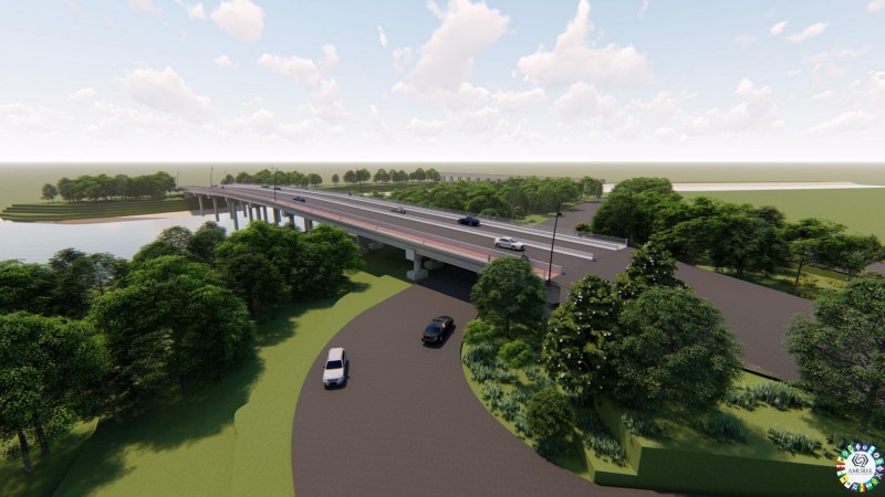 Amurel entrega projeto de ponte que liga Tubarão e Capivari de Baixo