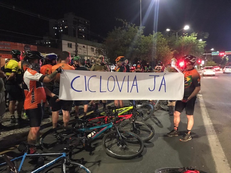 Morte de ciclista motiva novos protestos em Criciúma