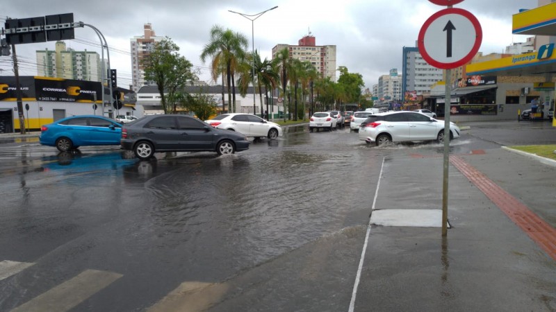 Três cidades da Amrec entre as que tiveram maior volume de chuva no Estado nas últimas três horas