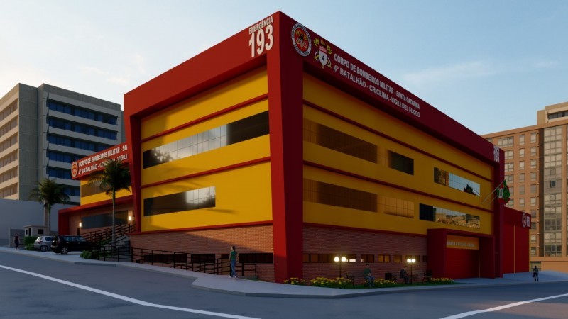 Obras do novo quartel de Criciúma devem iniciar ainda em 2022, projeta novo comandante do 4º BBM