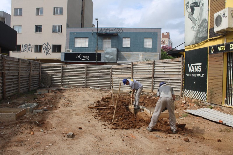 Preparativos para pavimentação da Rua Coberta iniciam em Criciúma