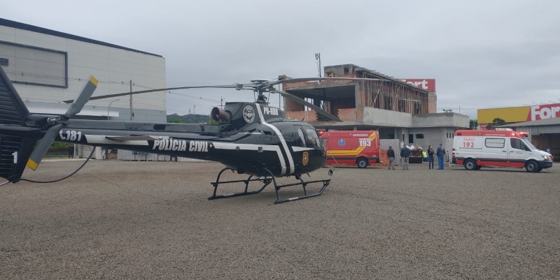 Trabalhador cai de laje com altura de cinco metros e morre em Criciúma 