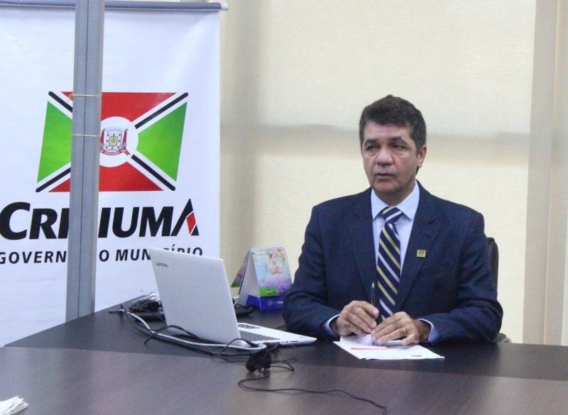 Clésio Salvaro entra de licença, e Ricardo Fabris assume a Prefeitura de Criciúma nesta quarta
