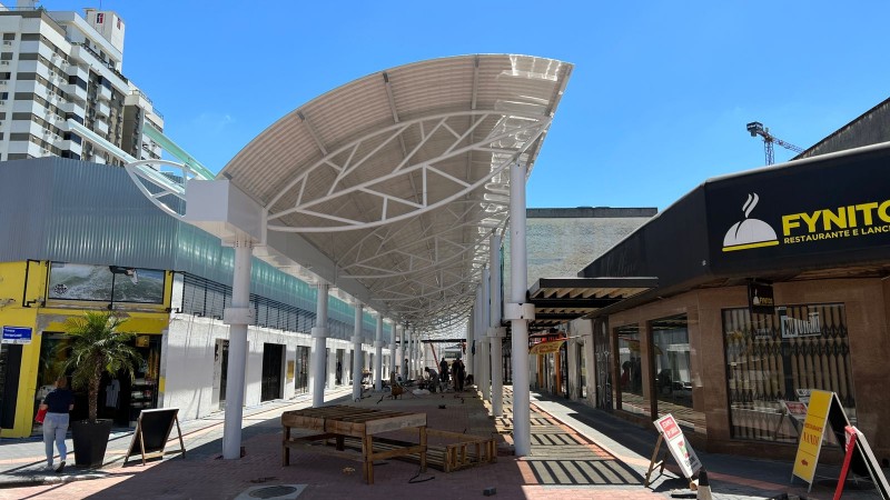 Rua Coberta de Criciúma: Salvaro admite erro no projeto e inauguração será apenas em 2024 