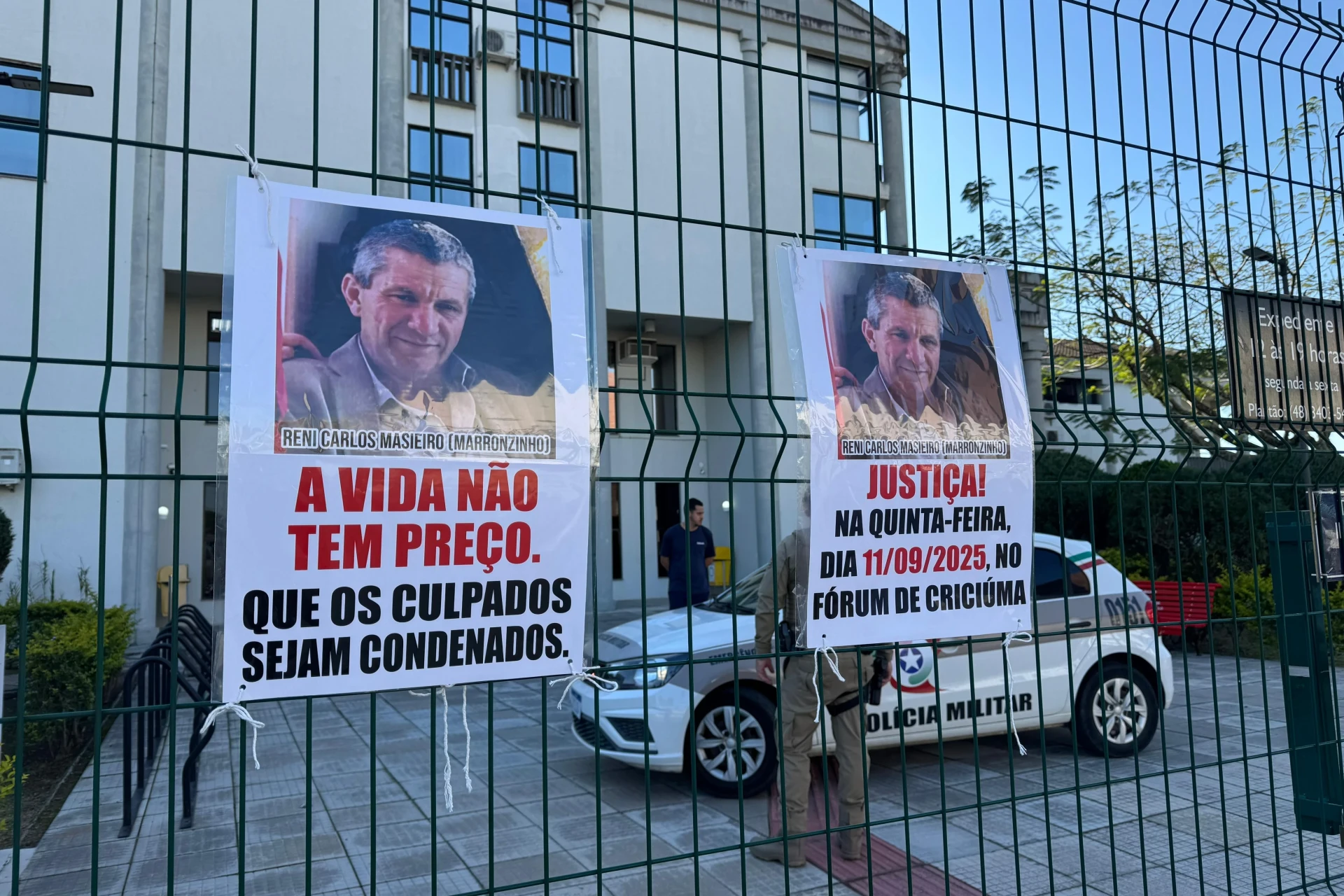 Mulher que mandou matar marido e homem que executou o crime são condenados pelo Tribunal do Júri em Criciúma