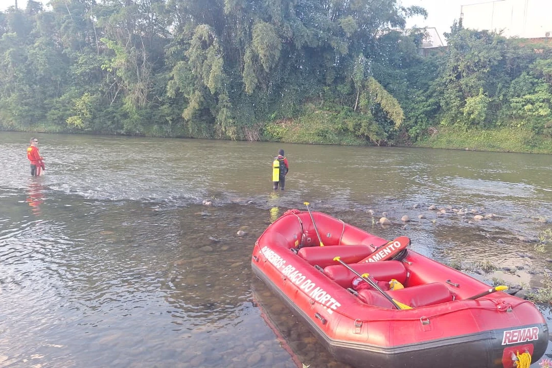 Homem desaparece no rio Braço do Norte