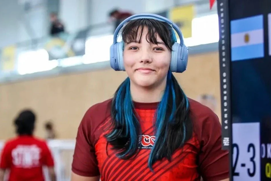 Moradora de Criciúma celebra aniversário com medalha na Argentina