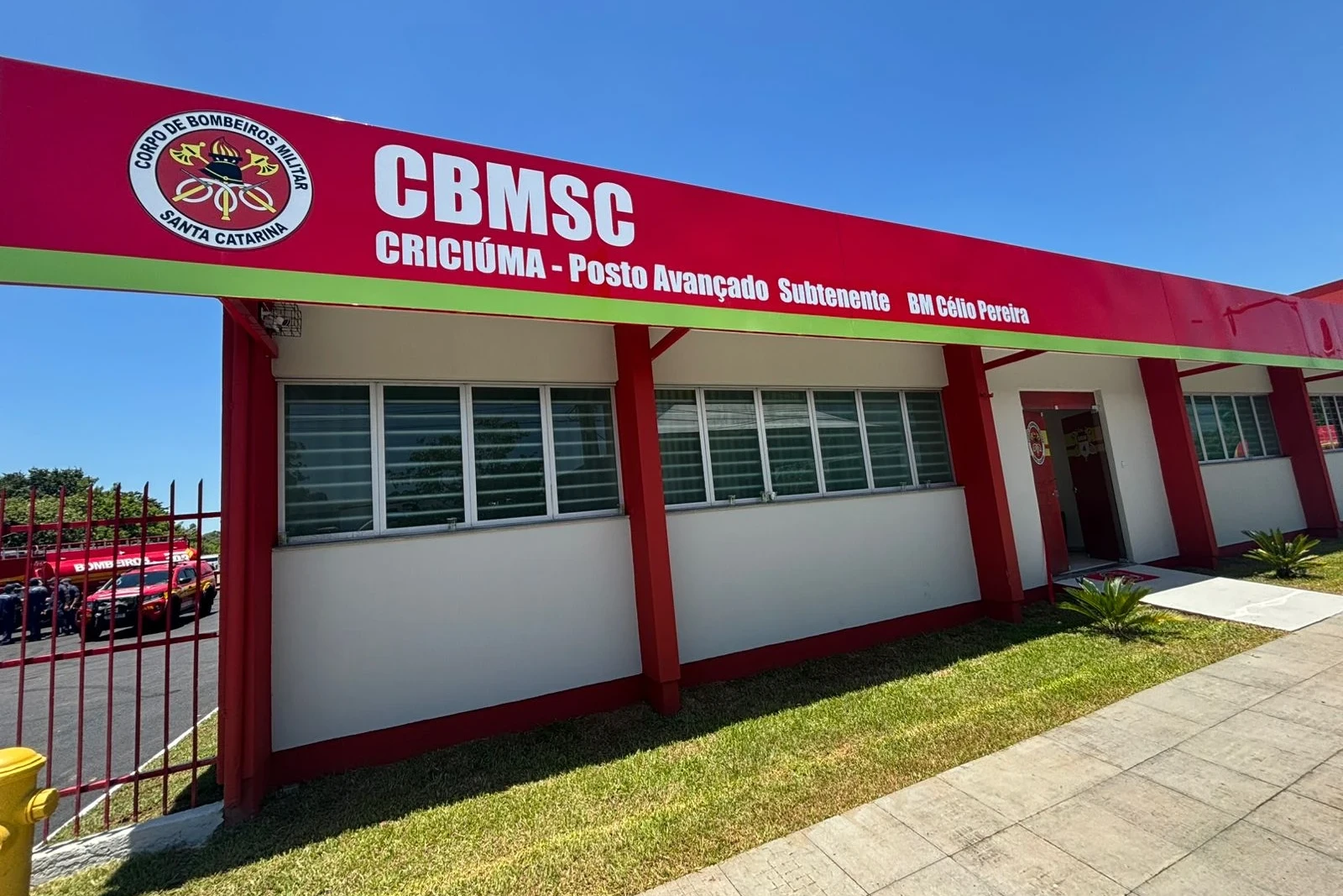 Fotos e vídeos: posto avançado do Corpo de Bombeiros é inaugurado no Rio Maina