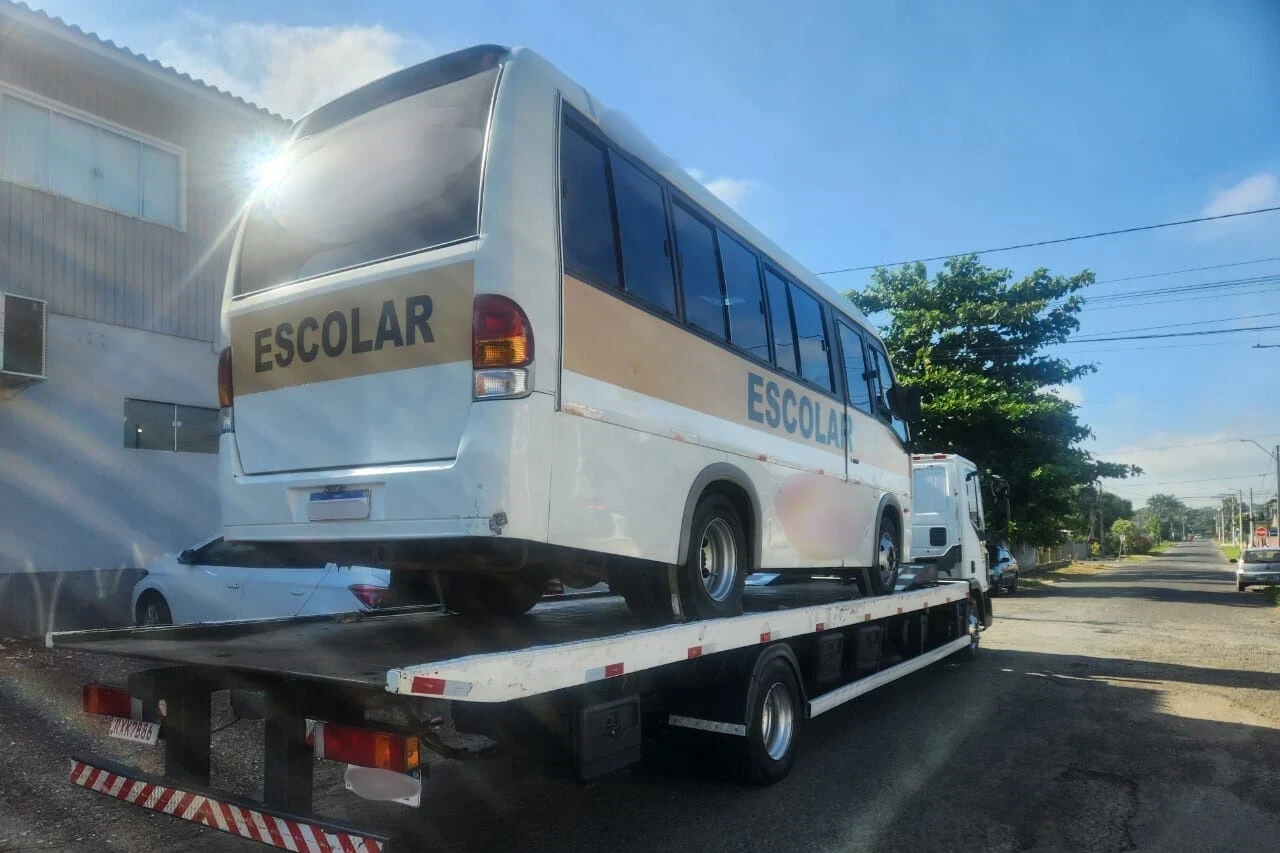 Fiscalização com nova regra para transporte escolar em Criciúma