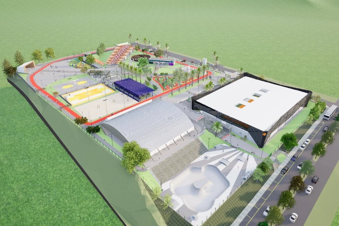 Parque da Família em Içara: licitação está prevista para a próxima semana