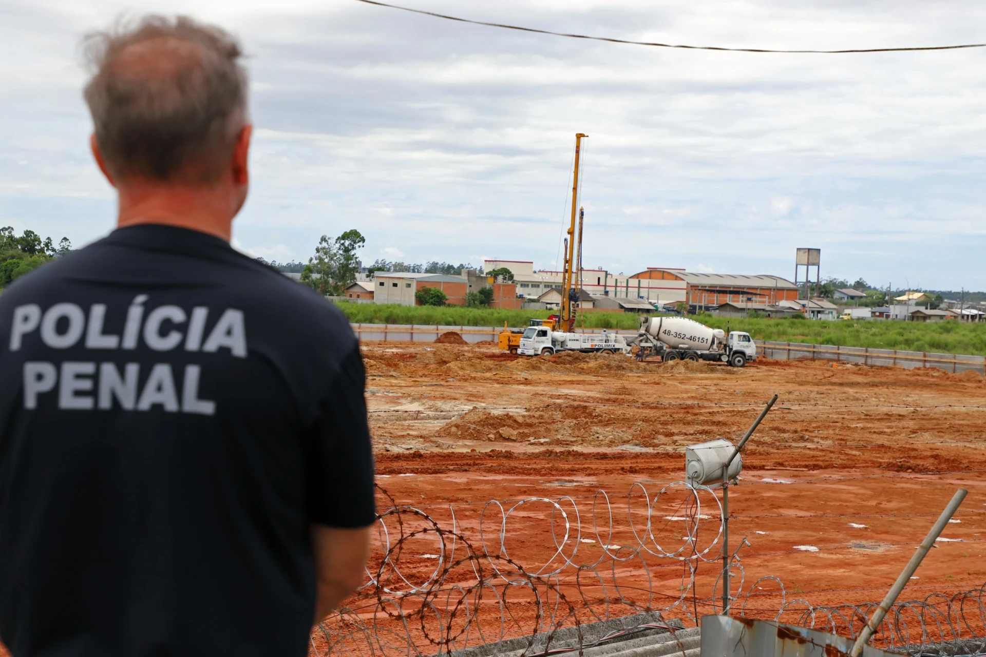 Obras do novo presídio regional avançam em Araranguá