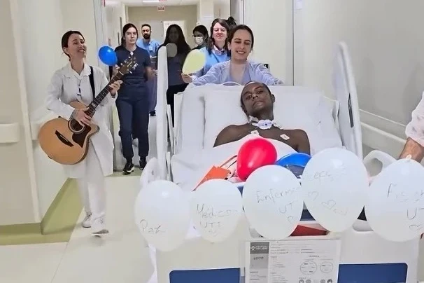 Após mais de 50 dias, bombeiro militar atropelado na SC-447 deixa a UTI