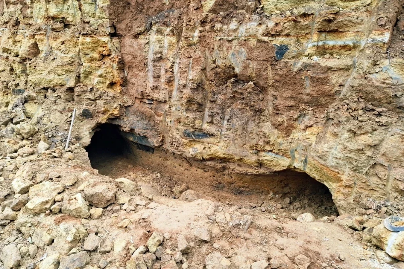 Abrigo escavado por animal pré-histórico é encontrado em município do Sul de SC