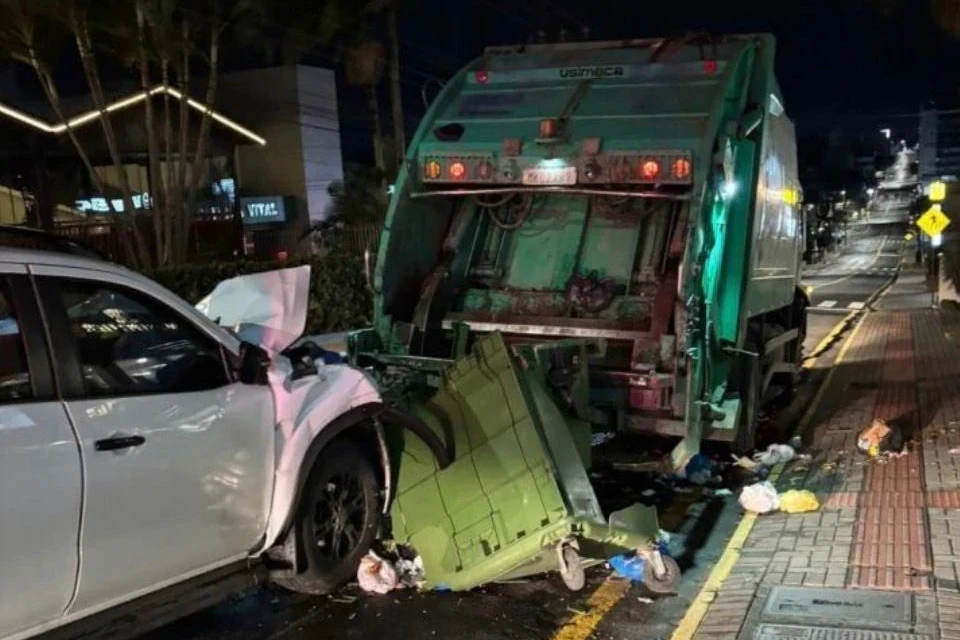 Trabalhador morre atropelado por motorista embriagado durante coleta de lixo