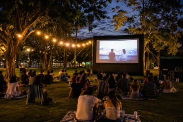 Projeto prevê exibições gratuitas de obras audiovisuais em parques e praças de Criciúma