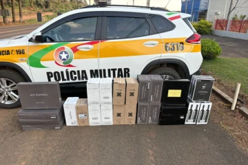 Motorista é flagrado com mais de 140 garrafas de vinho e afirma que mercadoria era para consumo próprio