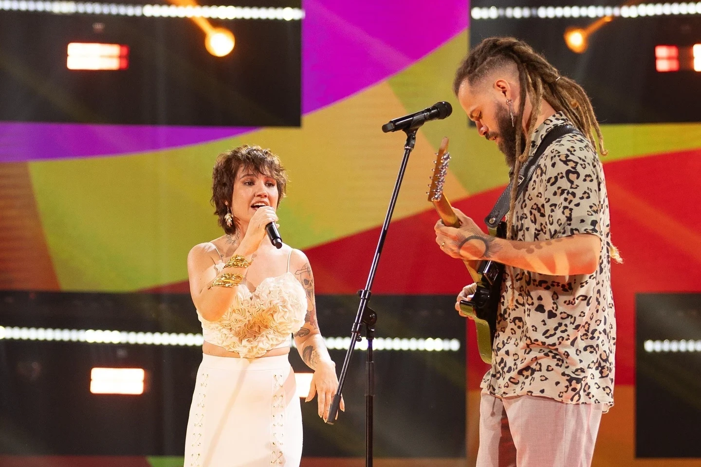 Criciumense Tainá Dilu e marido garantem vaga na semifinal do The Voice Portugal