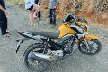 Idoso fica ferido após acidente de moto na SC-108