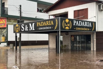 Temporal provoca danos em 14 cidades do Sul de Santa Catarina