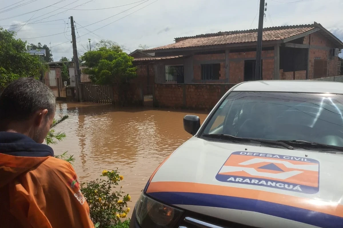 Município de Araranguá decreta situação de emergência após alagamentos