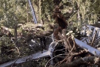 Vídeo mostra helicóptero destruído encontrado na Serra catarinense; cinco pessoas morreram