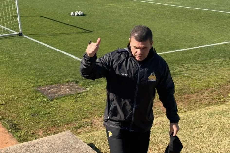 Ao vivo: Umberto Louzer e o primeiro treino no comando do Criciúma