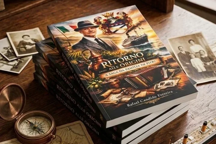 Escritor de Içara viaja à Itália para lançar livro sobre imigração italiana no Sul de SC