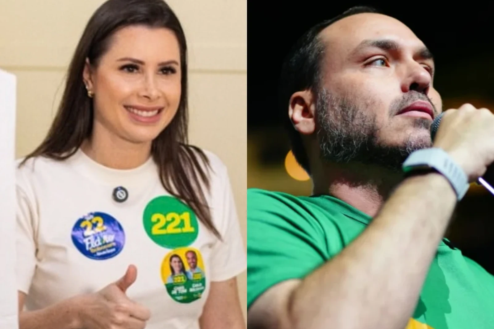Carol de Toni e Carlos Bolsonaro vencem para o senado em Santa Catarina
