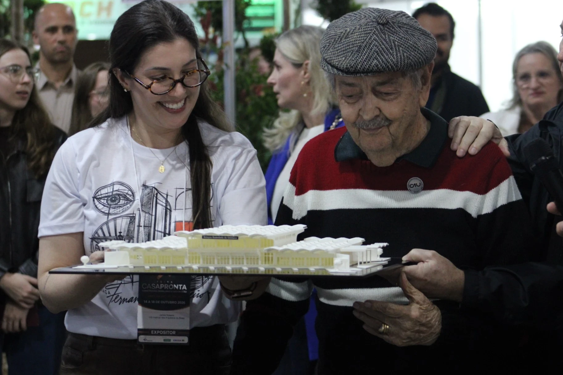 Primeiro arquiteto de Criciúma, Fernando Carneiro é homenageado na Feira CasaPronta