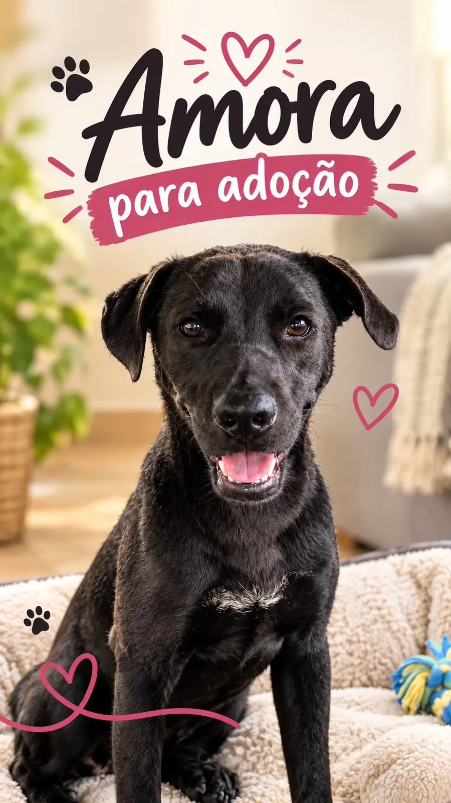 Animal para adoção - Amora