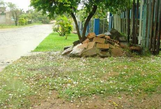 Temporal, granizo e tornado em Sombrio