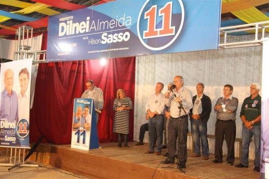 Dilnei e Sasso com agenda cheia de compromissos