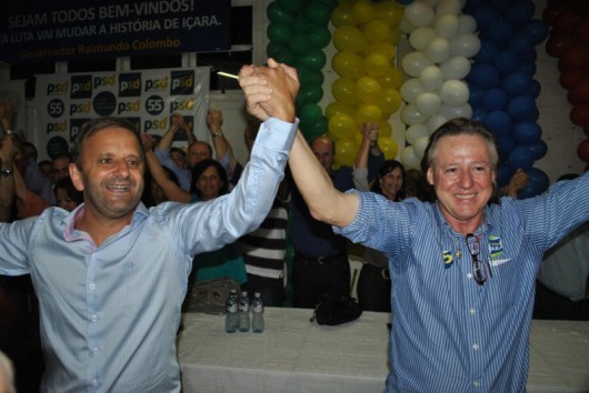 José Zanolli e Julio Cechinel em Içara